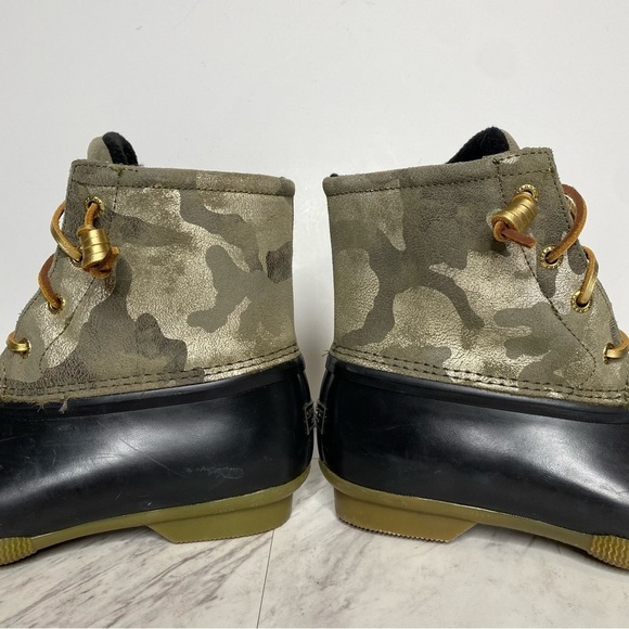 Sperry Saltwater Camo Waterproof Duck Boot 8 - Picture 8 of 16